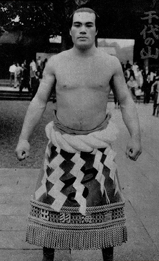千代の山のブロマイド