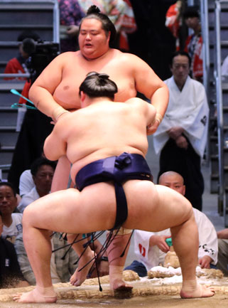 大の里勝ち越し