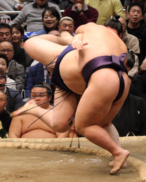 義ノ富士と大の里２度目の対戦